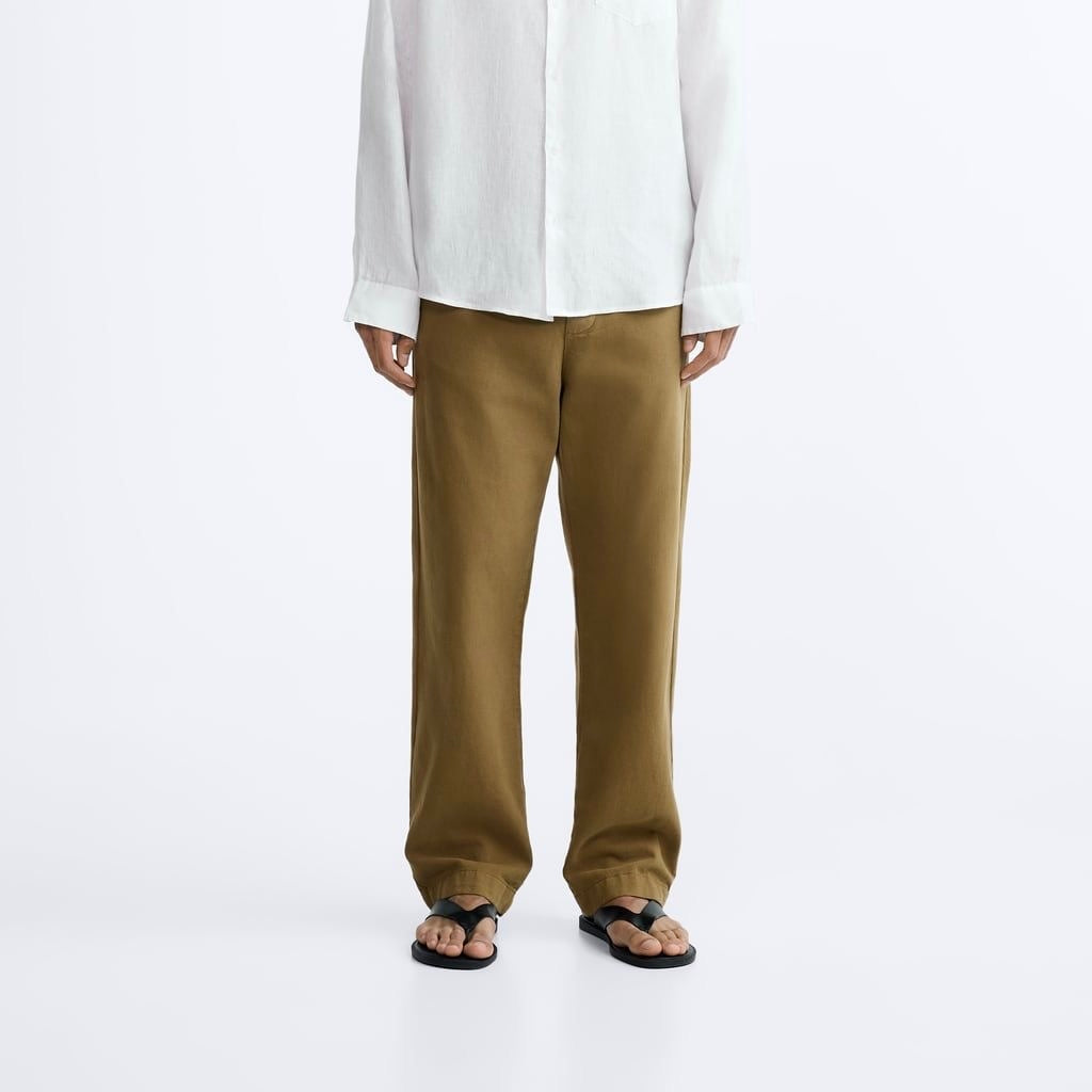 straight‑fit denim