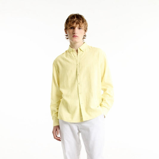Light Yellow linen shirt