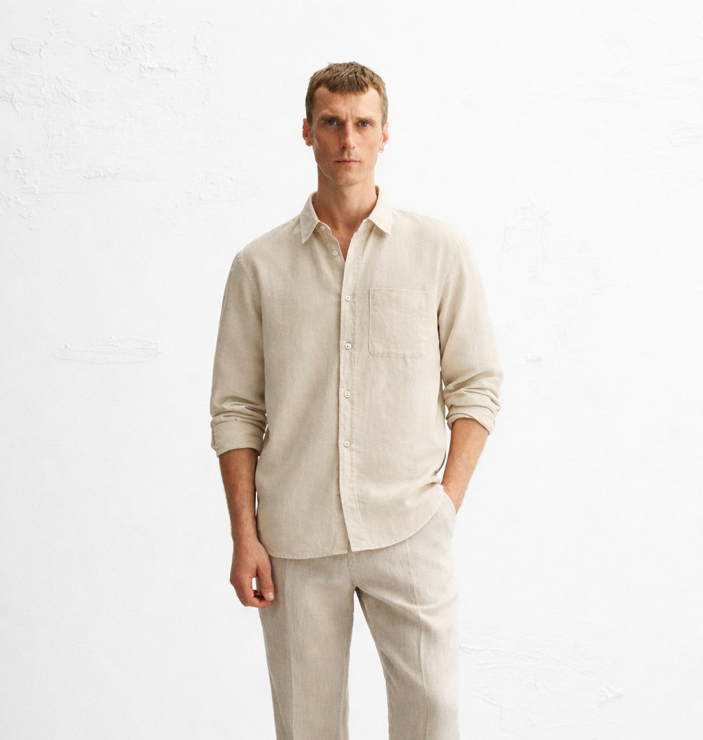Natural linen shirt
