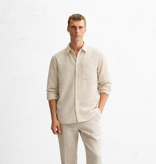 Natural linen shirt