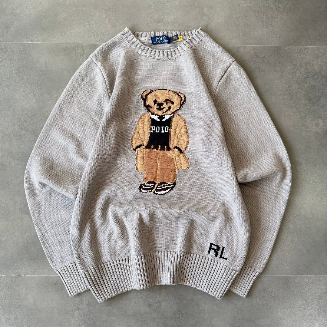 Gray knitted T-shirt